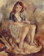 Jules Pascin The Girl want to be Cinderella USA oil painting artist